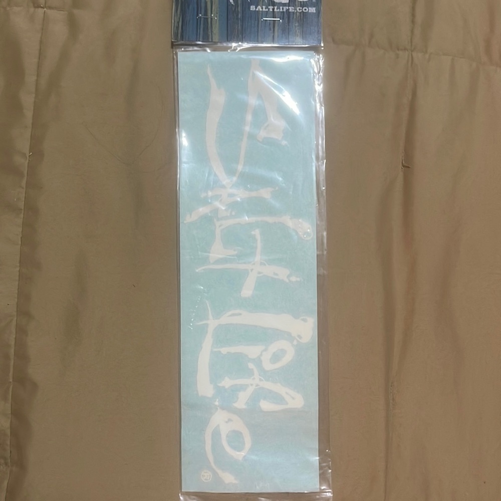 COPY - White Salt life decal
